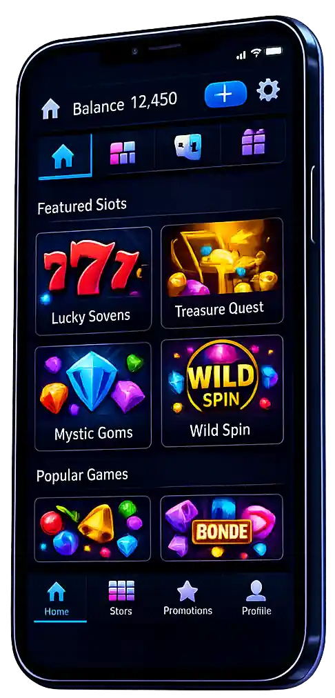 Aplicativo mobile do Cassino Vip Bet para jogadores brasileiros em Android e iOS